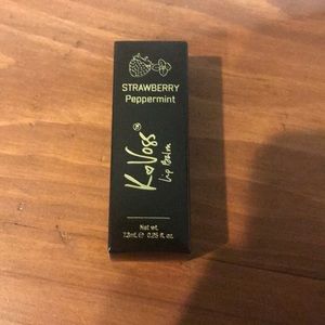 K Voss lip balm in strawberry peppermint